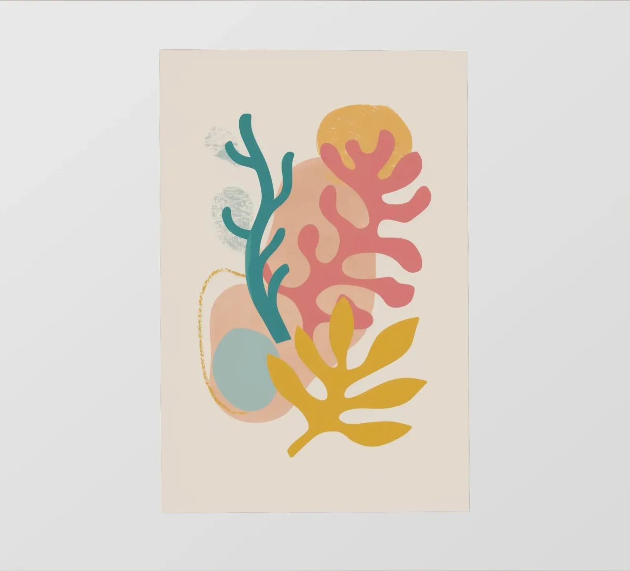 Maraoui Coral Calm pellicola backlit da Dream Gesso