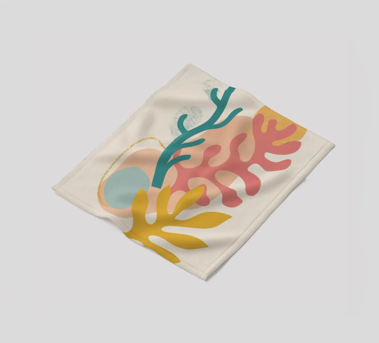 Maraoui Coral Calm coperta in pile da Dream Gesso