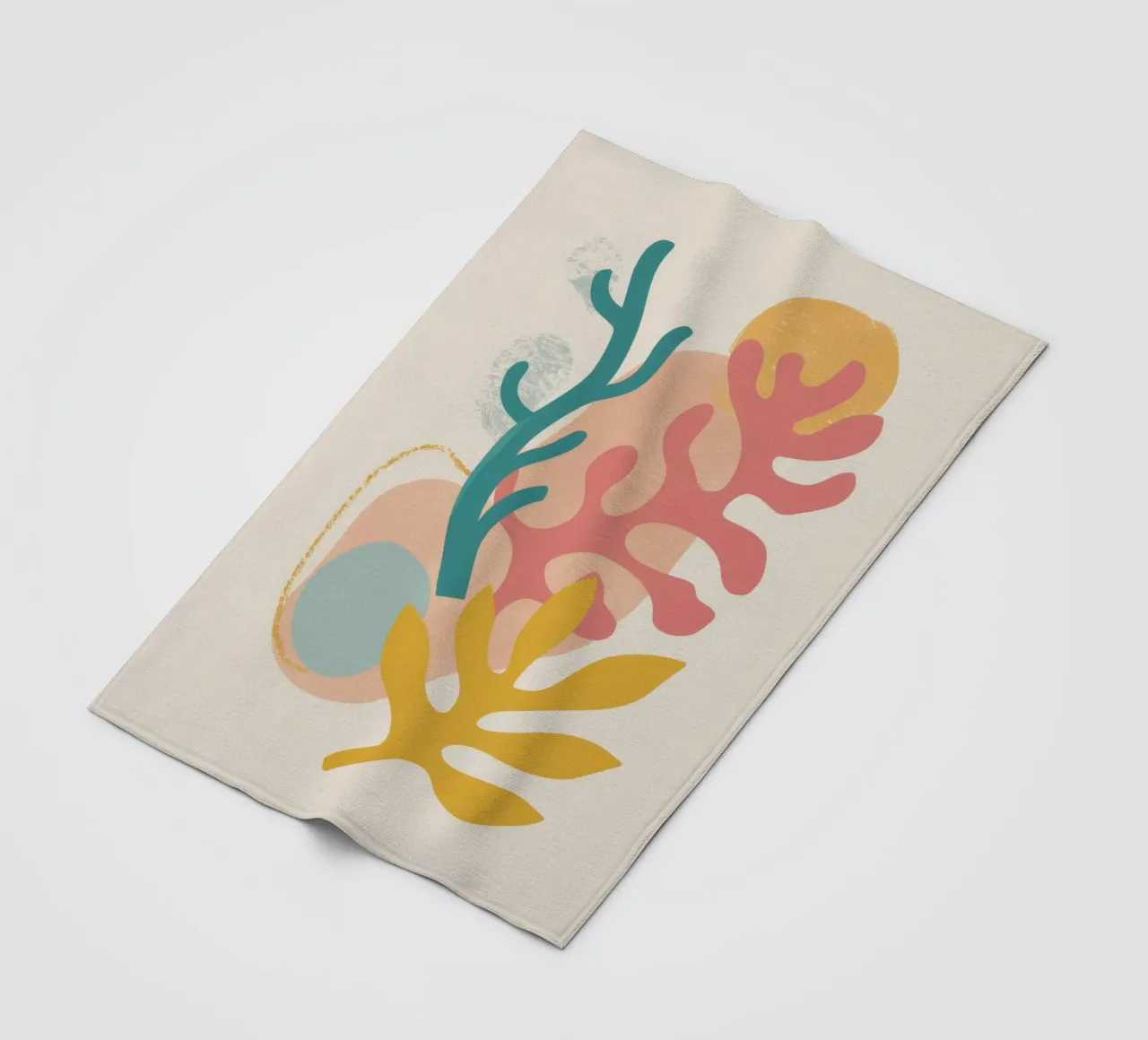 Maraoui Coral Calm coperta in pile da Dream Gesso
