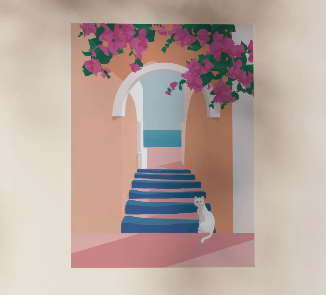 Balcony Bougainvillea Bliss backlit film by Giant Foxs