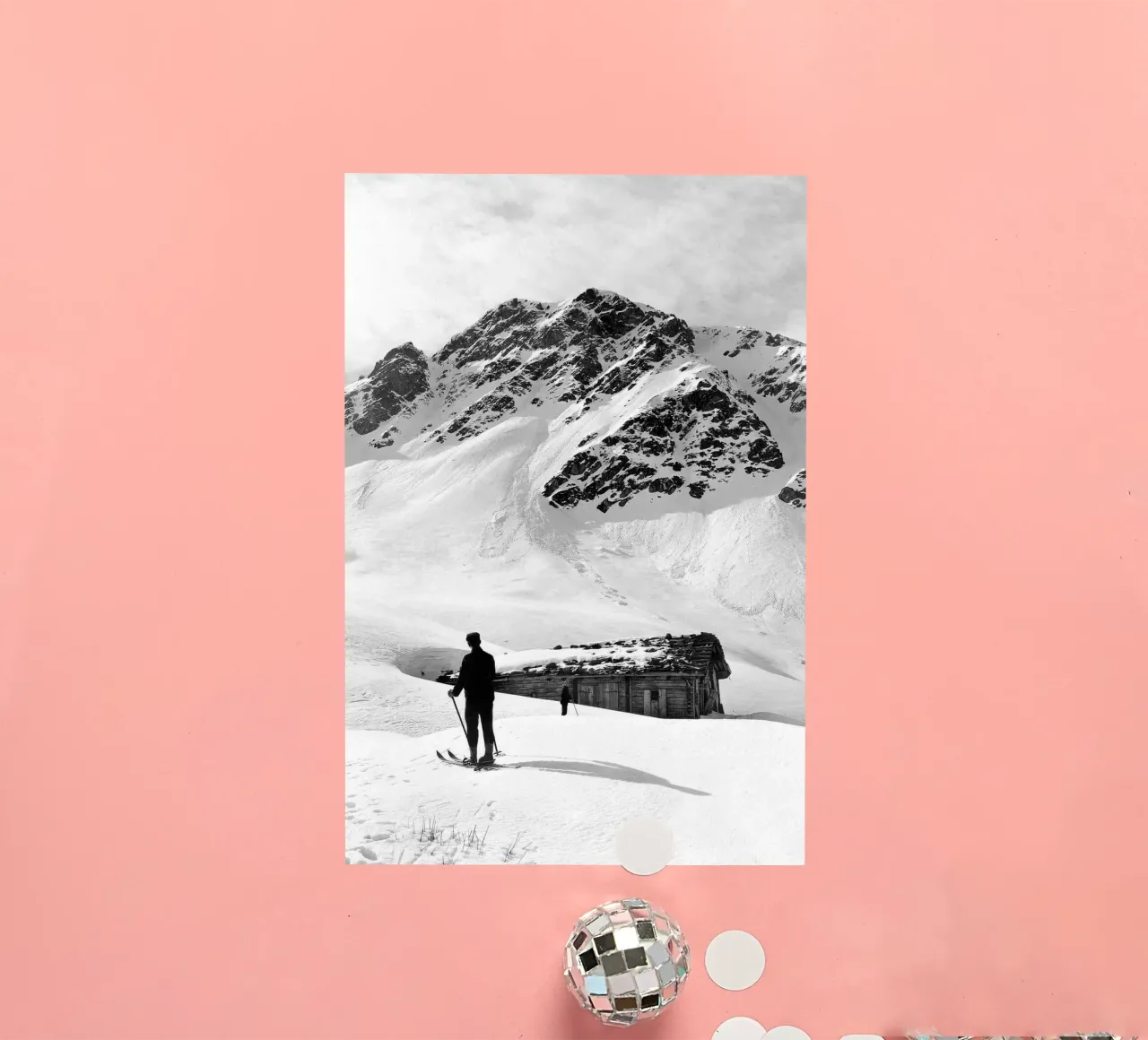 At the Mountain Hut sticker by vintgeseyn
