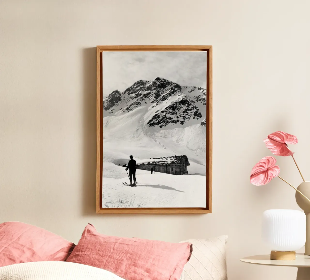 At the Mountain Hut canvas by vintgeseyn