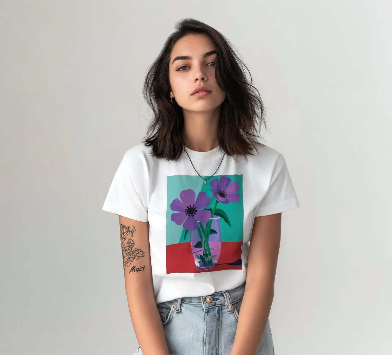 Amethyst Bloom Stillness t-shirt by Giant Foxs