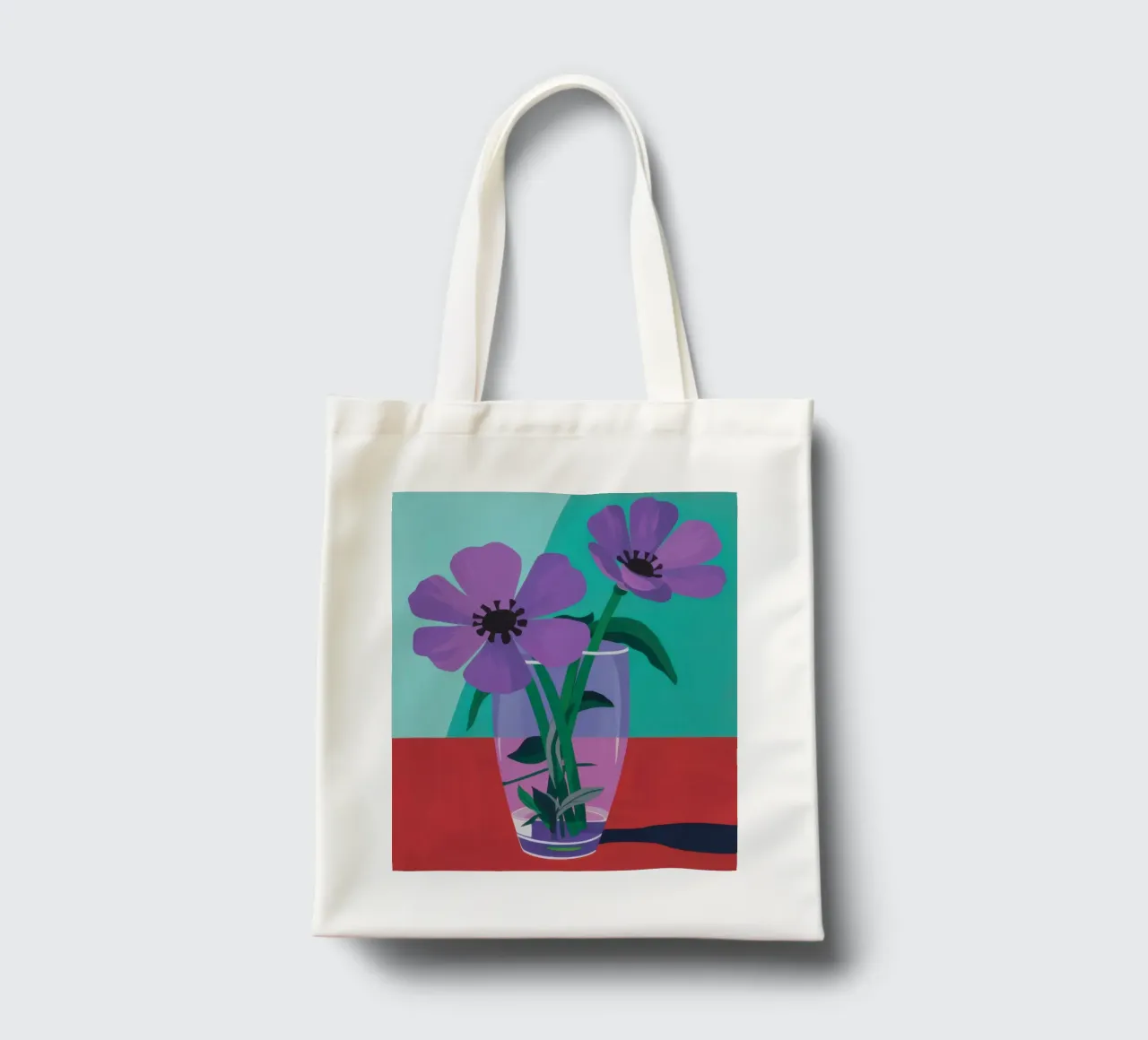 Amethystblüte Stille Jutebeutel von Giant Foxs