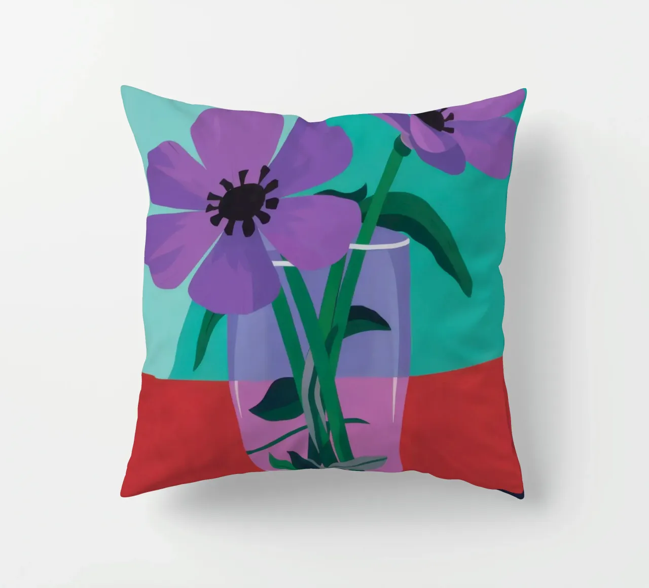 Amethyst Bloom Stillness coussin de Giant Foxs