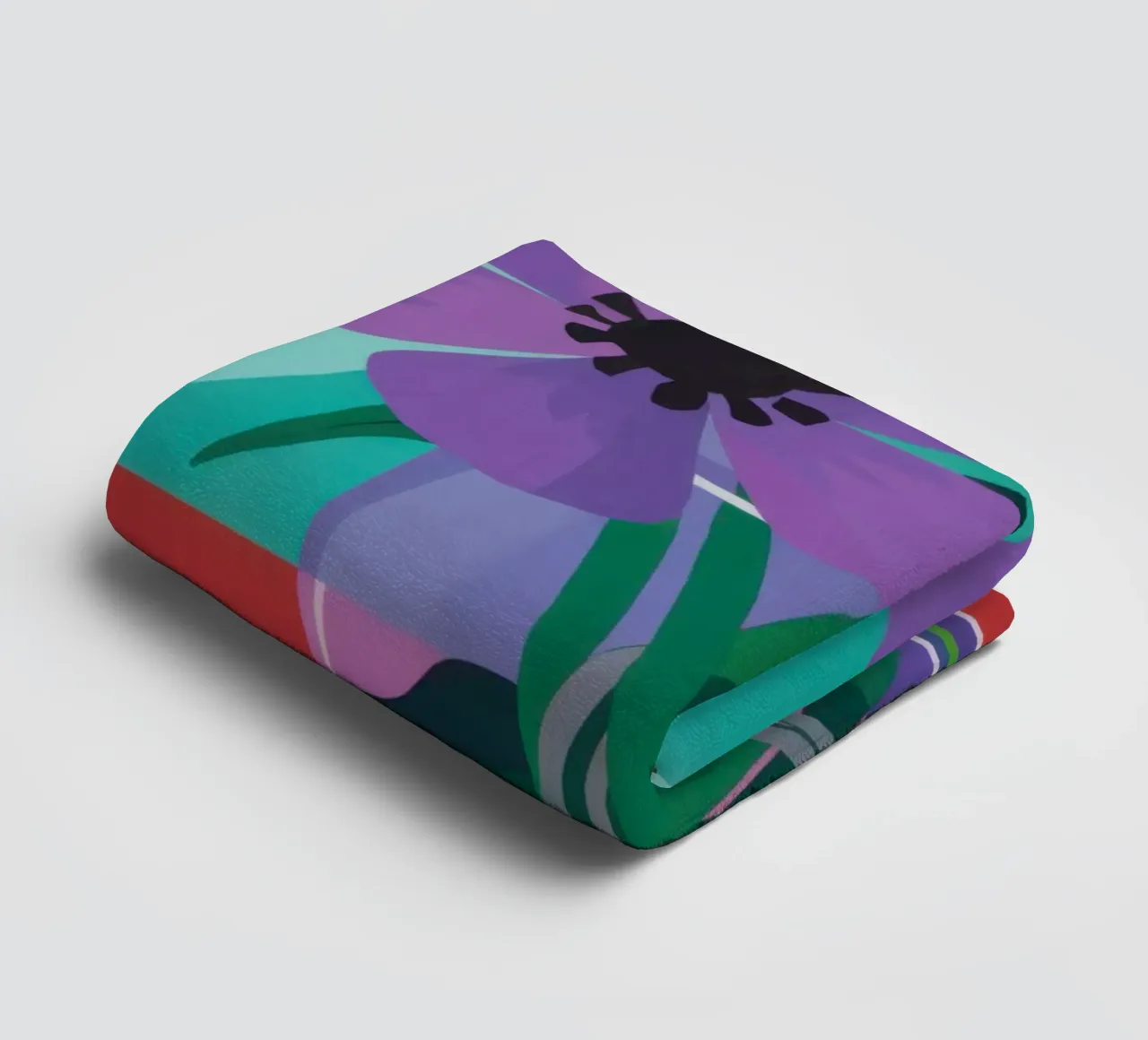 Amethyst Bloom Stillness towel by Giant Foxs