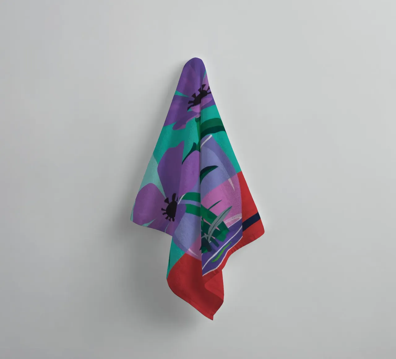 Amethyst Bloom Stillness towel by Giant Foxs