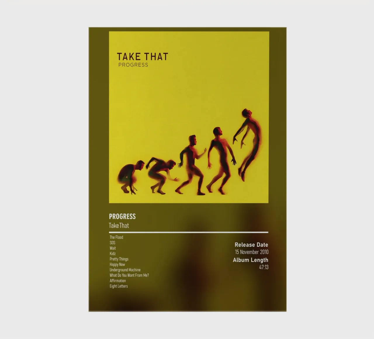 Progress (2010) by Take That notebook by DGUnder