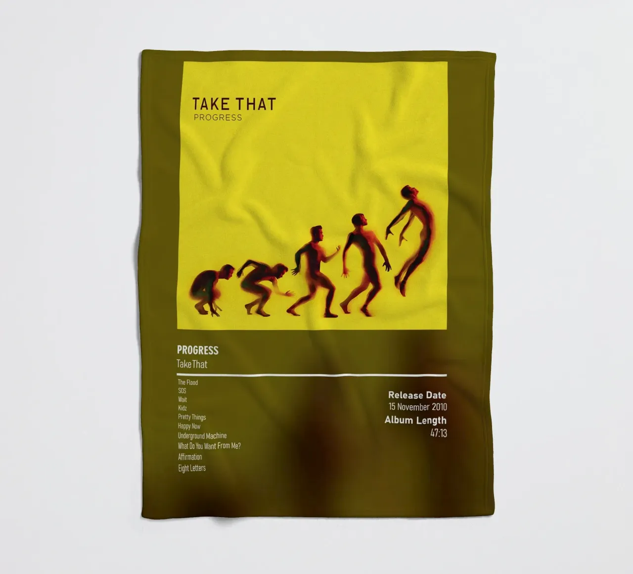 Progress (2010) by Take That coperta in pile da DGUnder