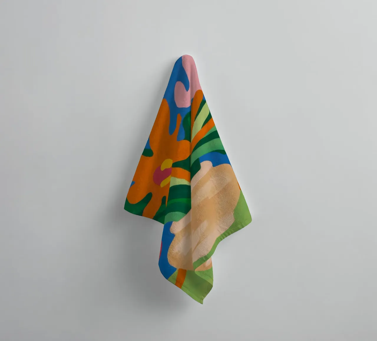 Earthenware Flora Burst towel by Rain Balance