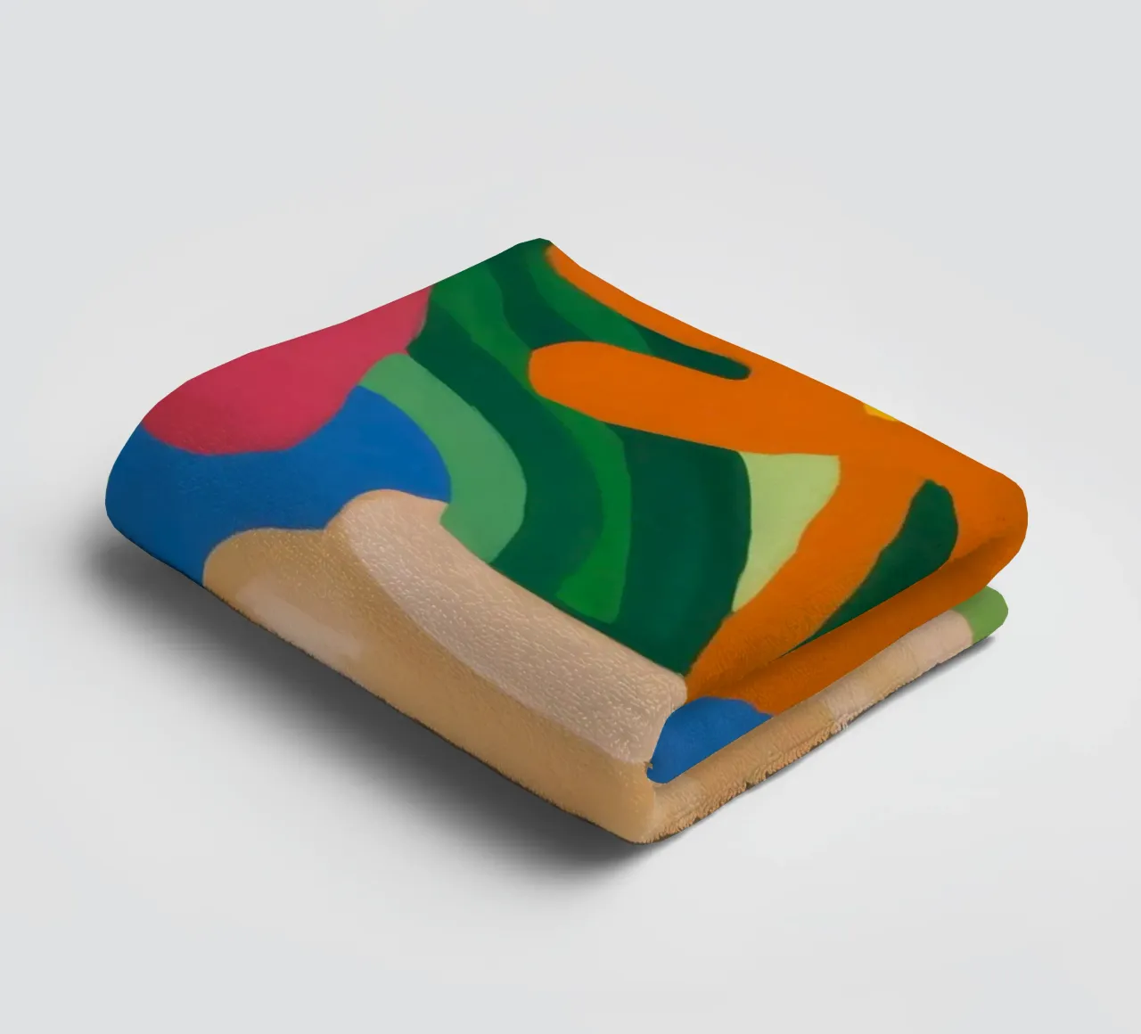 Earthenware Flora Burst towel by Rain Balance