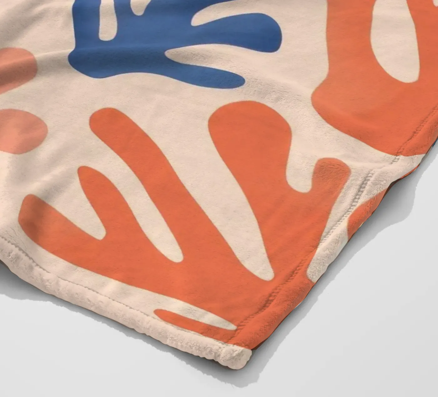 Cerulean Leaf Dance Fleecedecke von Reds Jays