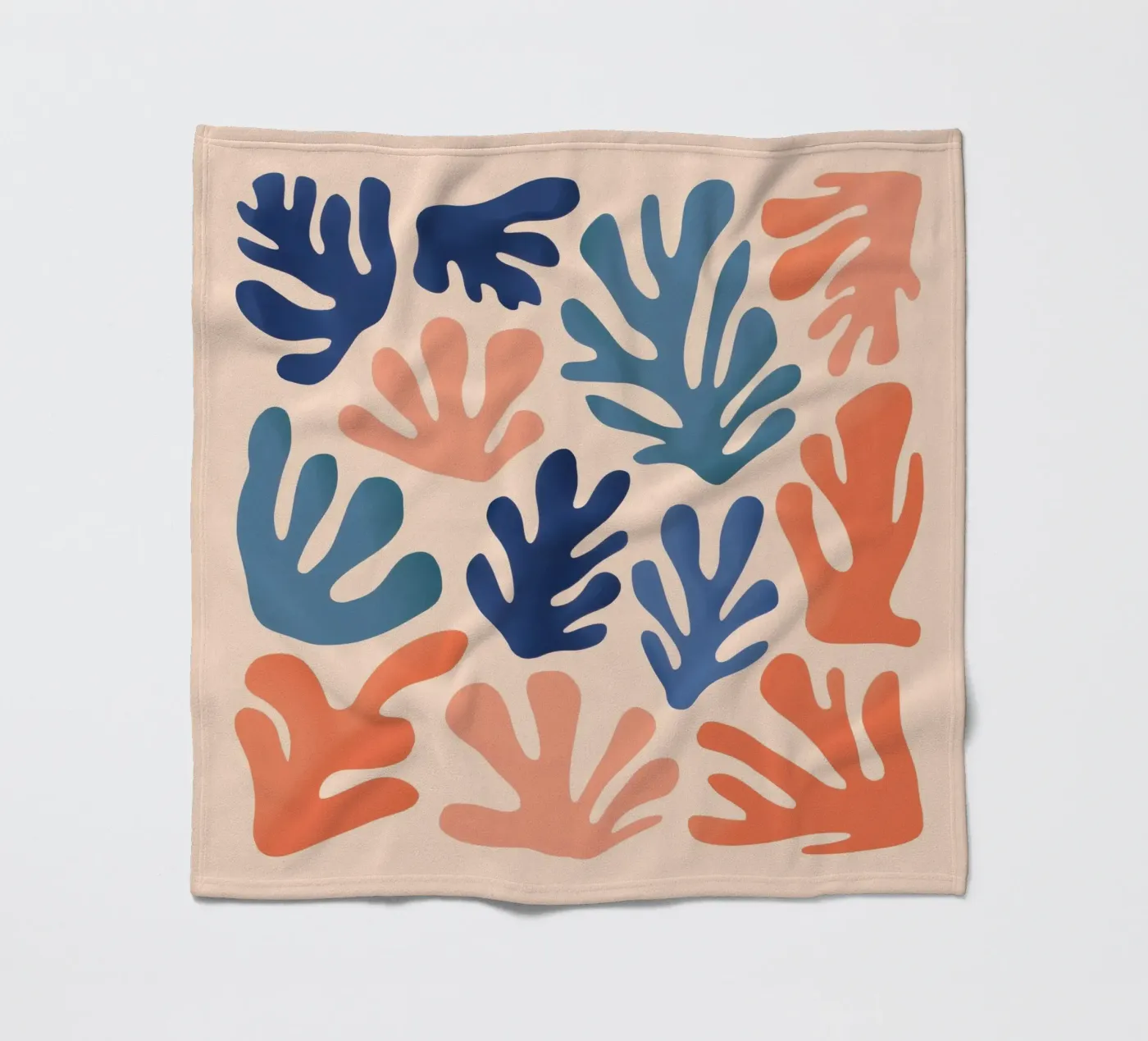 Cerulean Leaf Dance Fleecedecke von Reds Jays