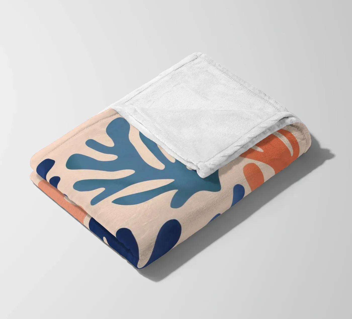 Cerulean Leaf Dance Fleecedecke von Reds Jays