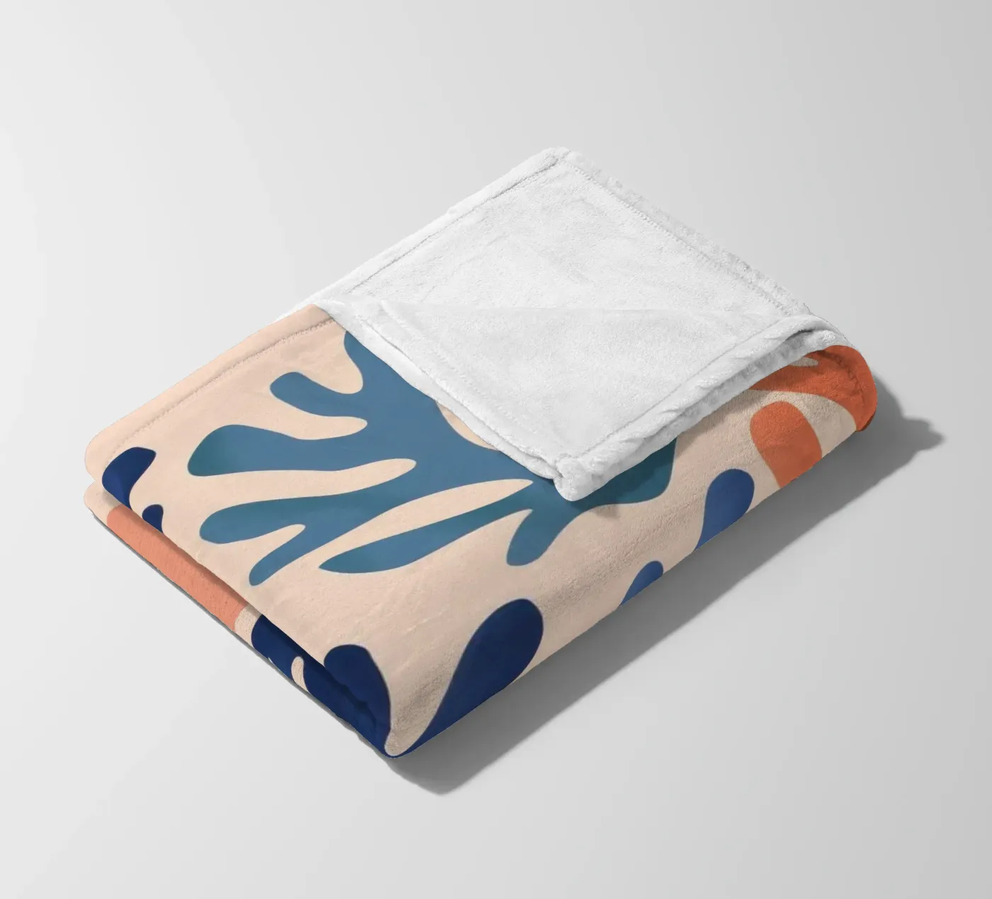 Cerulean Leaf Dance Fleecedecke von Reds Jays