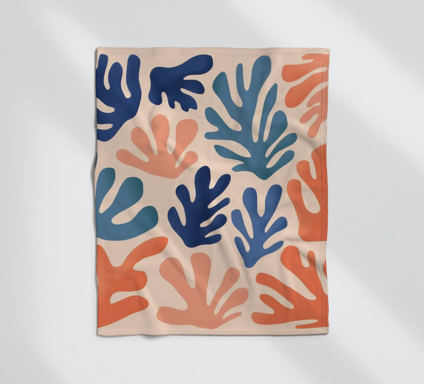 Cerulean Leaf Dance Fleecedecke von Reds Jays