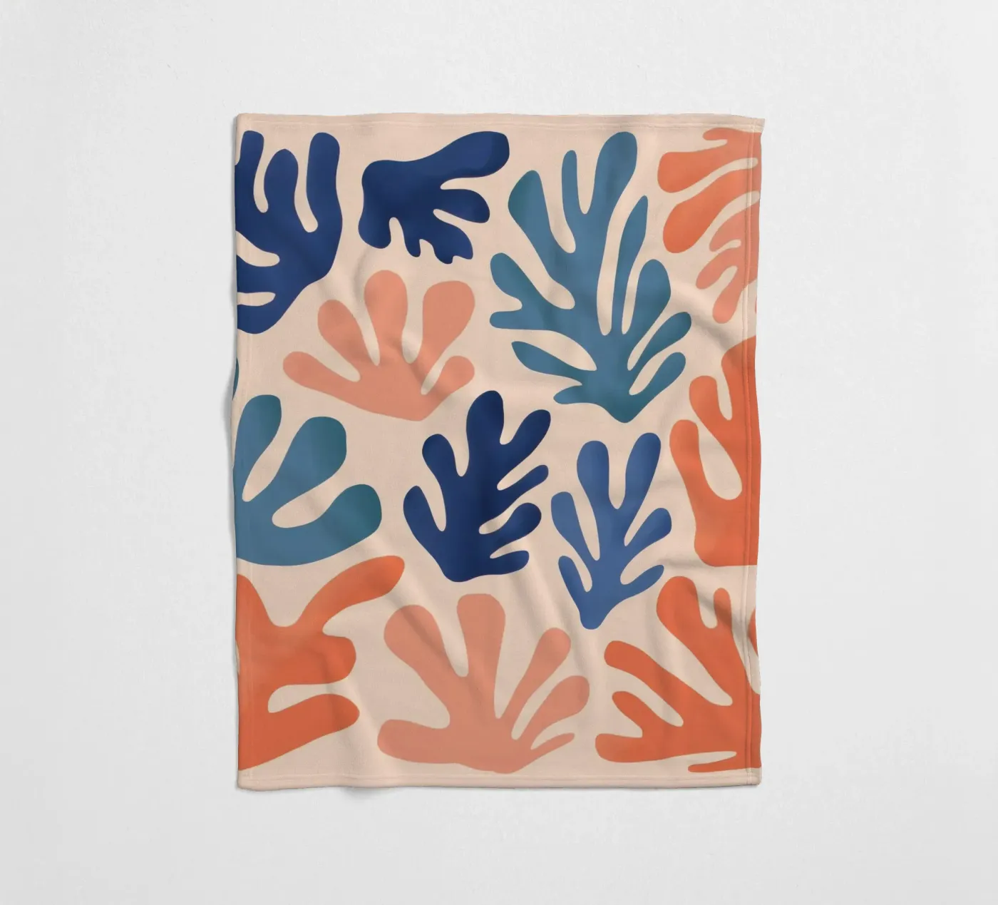 Cerulean Leaf Dance Fleecedecke von Reds Jays