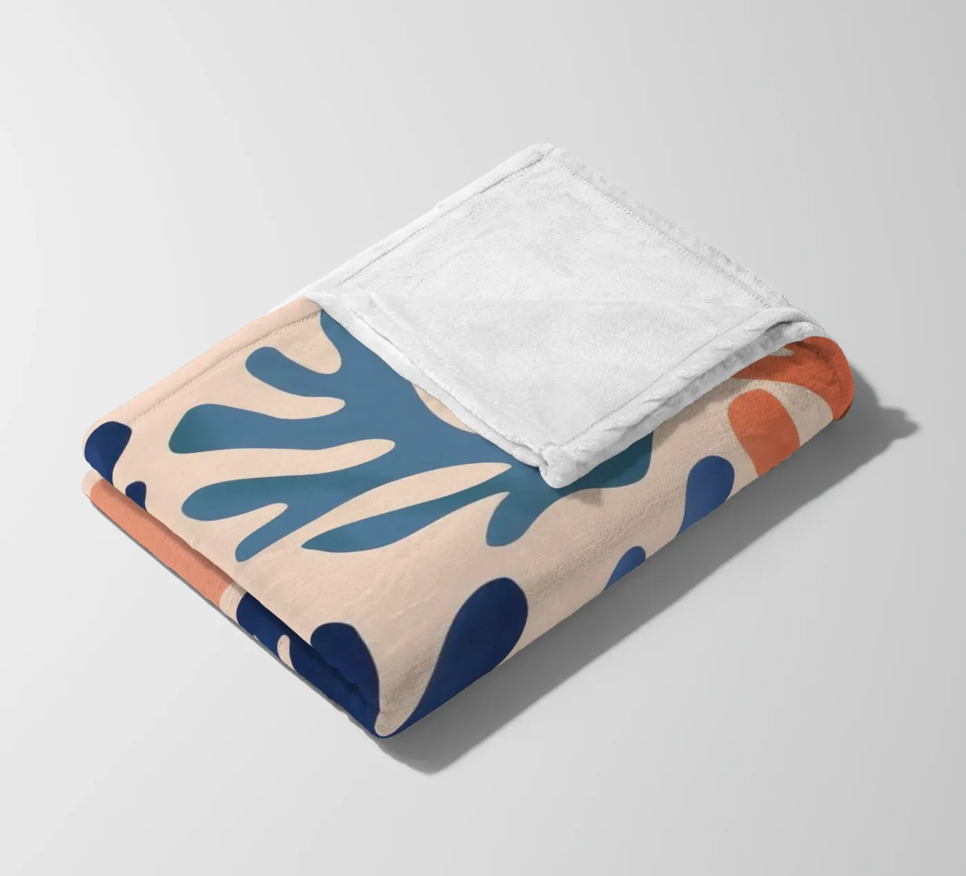 Cerulean Leaf Dance Fleecedecke von Reds Jays