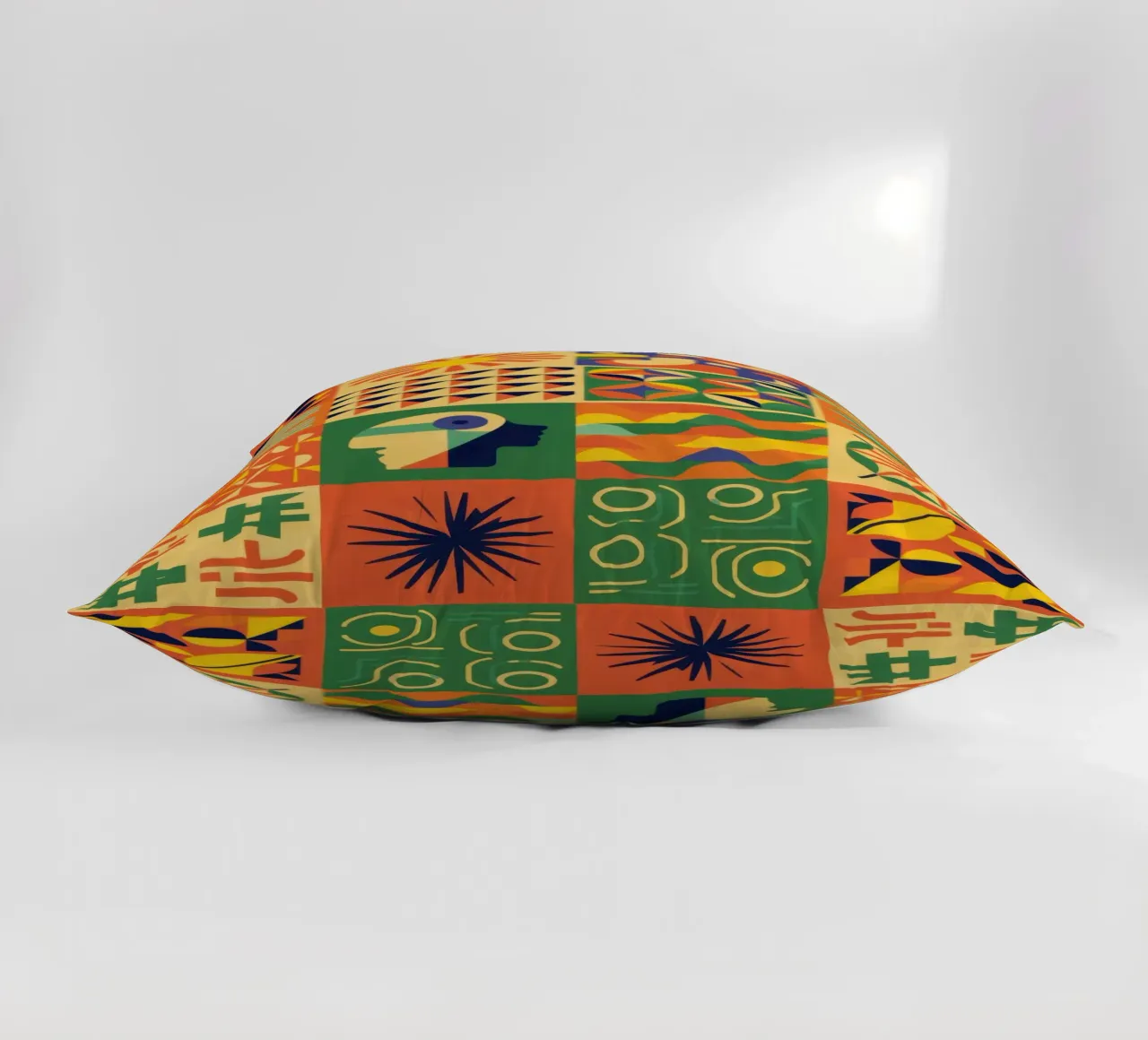 Geometric Sun Tile cuscino da Monuments Fire