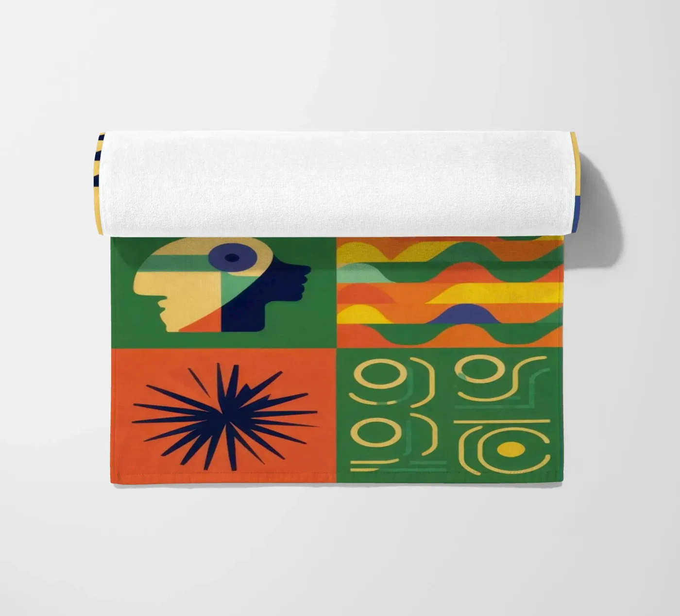Geometric Sun Tile telo mare da Monuments Fire