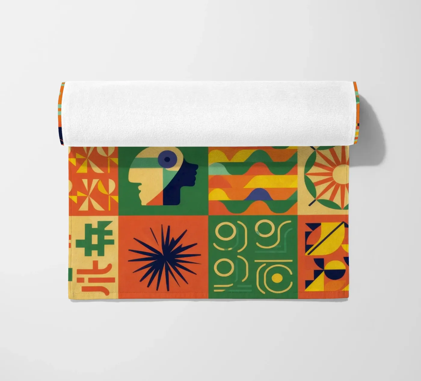 Geometric Sun Tile telo mare da Monuments Fire