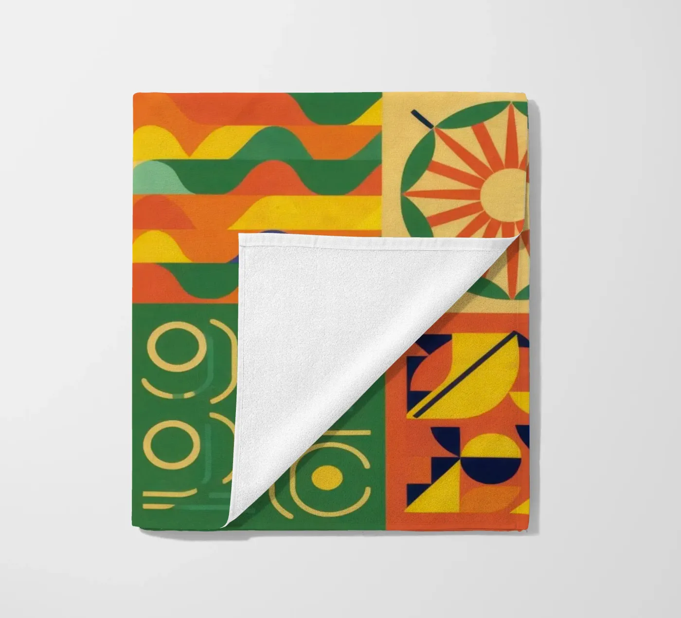 Geometric Sun Tile telo mare da Monuments Fire