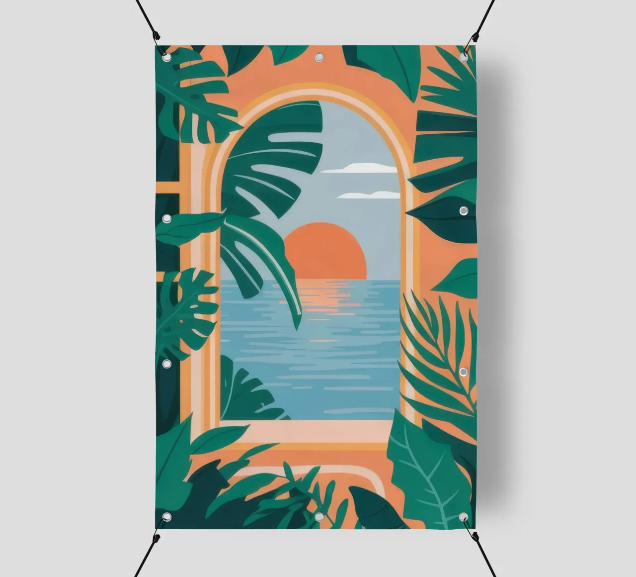 L'arco del sole telo in pvc da Ink Pulse