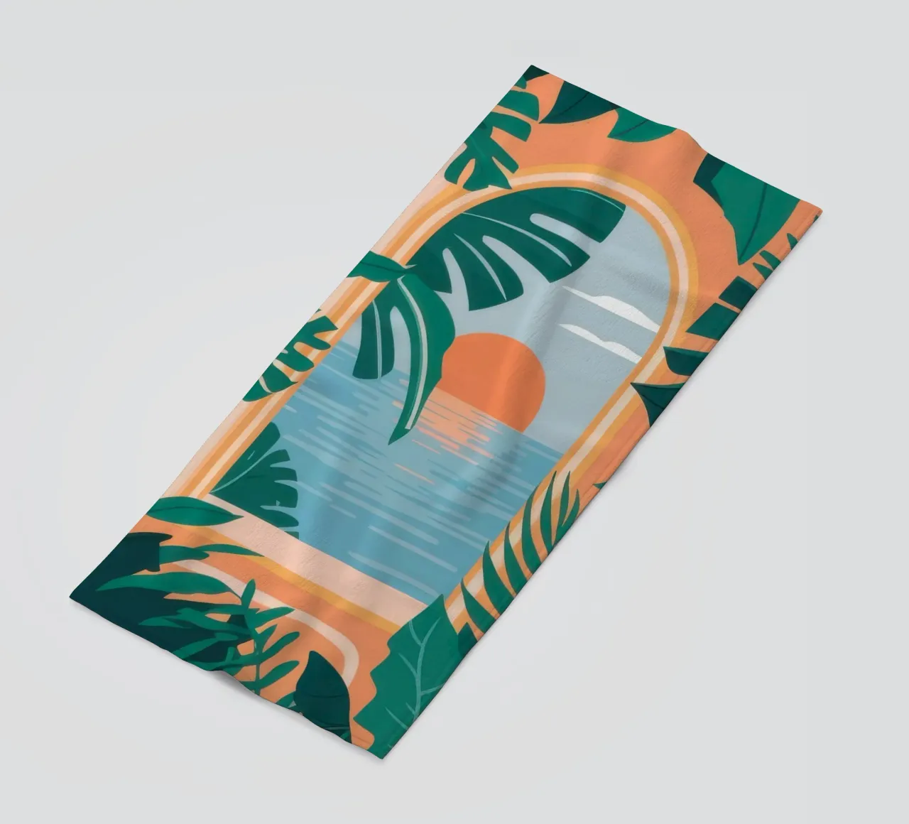 L'arco del sole telo mare da Ink Pulse