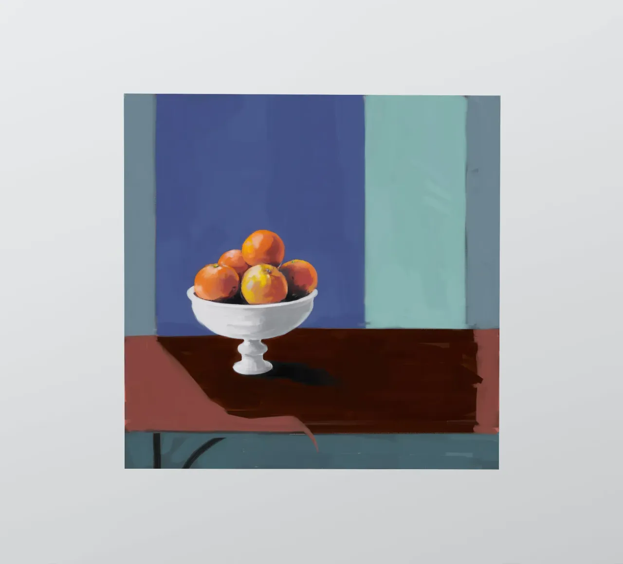 Cerulean Citrus Stillness autocollant de Giant Foxs