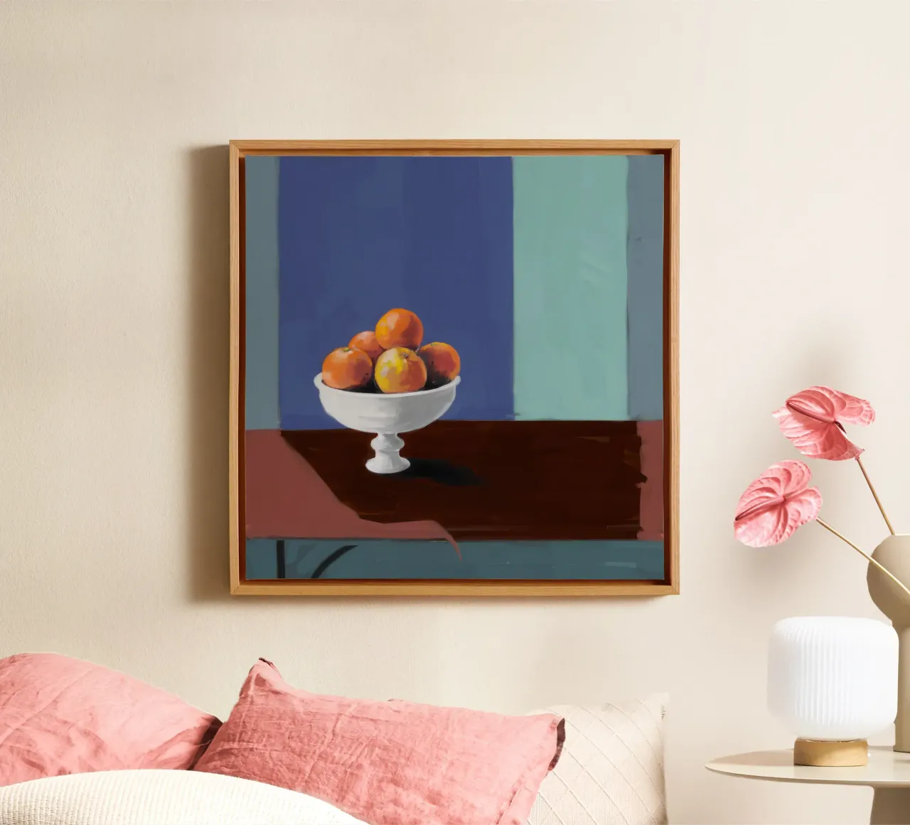Cerulean Citrus Stillness toile de Giant Foxs