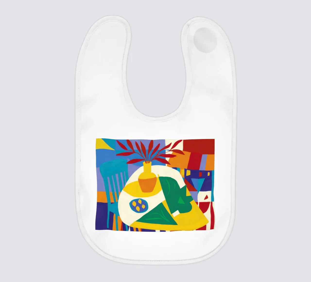 Cubist Lemon Light Babylätzchen von Rain Balance