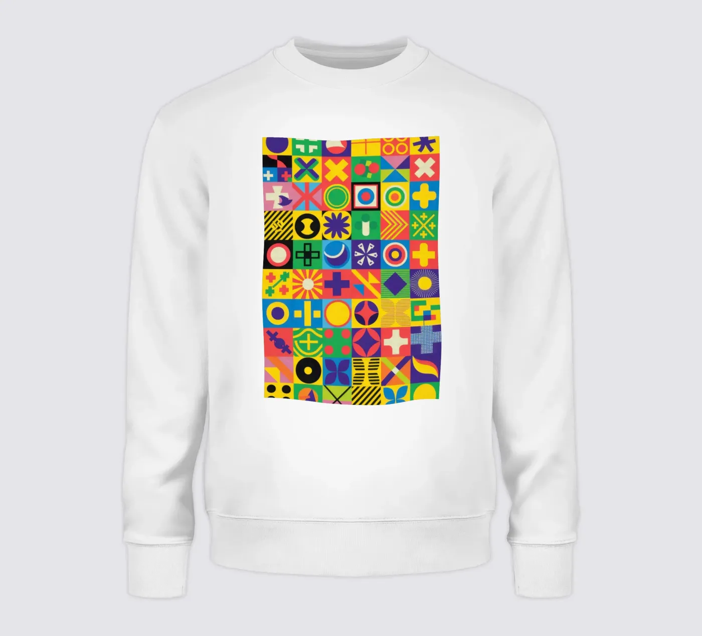 Chromatische tegelmatrix sweatshirt van Reds Jays