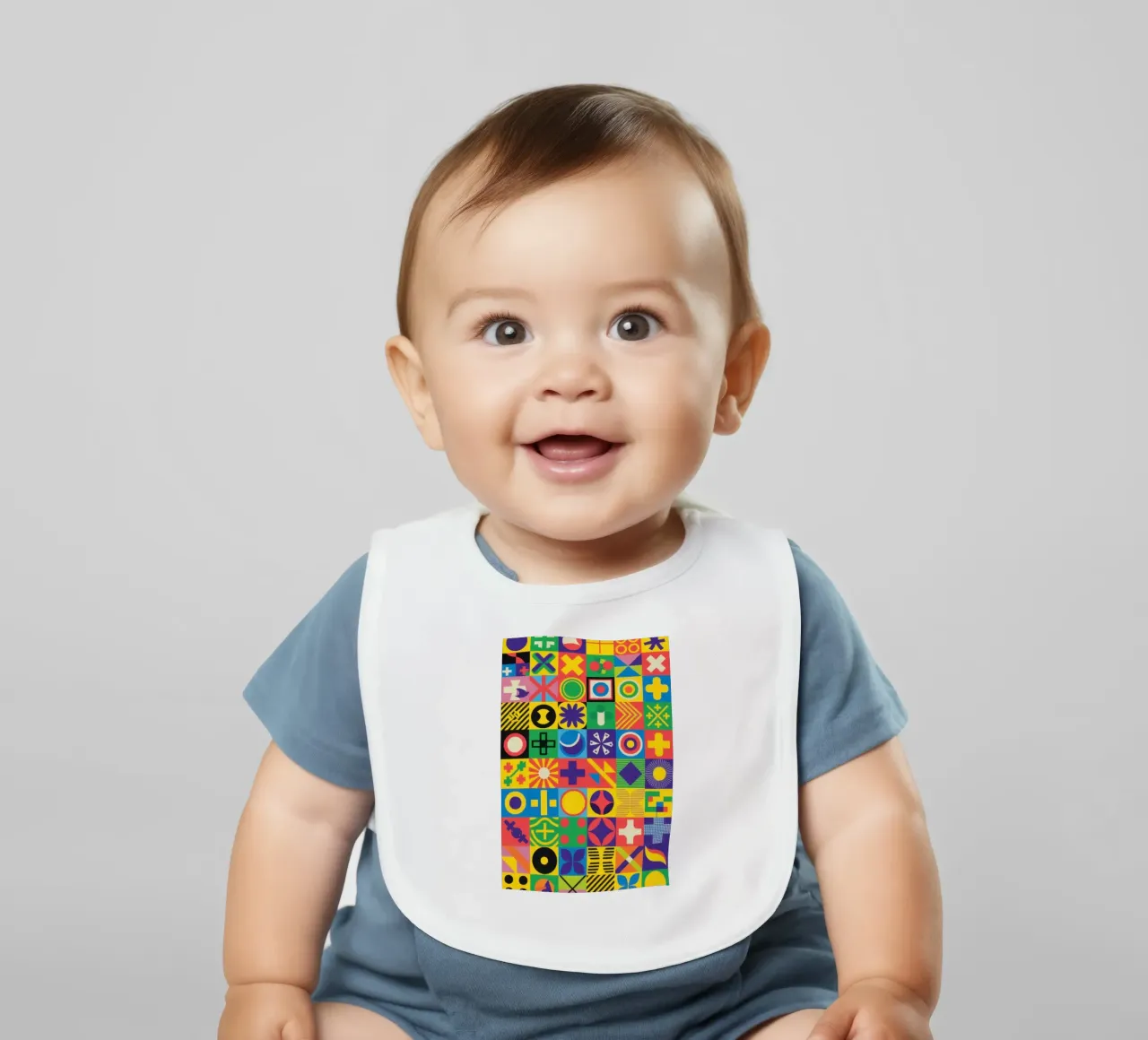 Matrice di piastrelle cromatiche bavaglino da Reds Jays