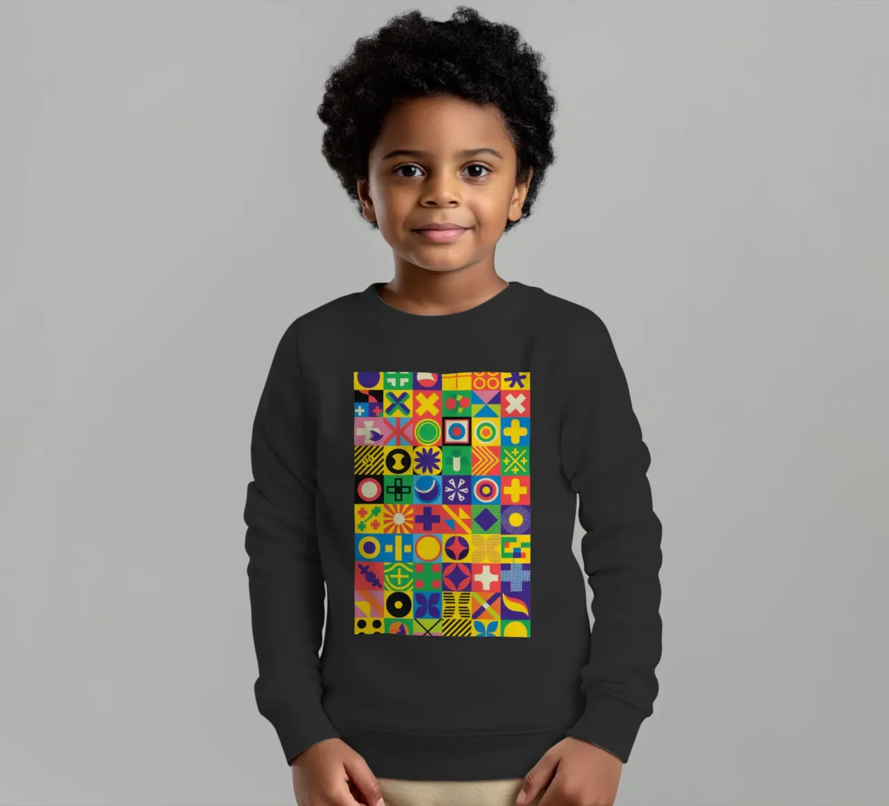 Matrice di piastrelle cromatiche felpa bambino da Reds Jays