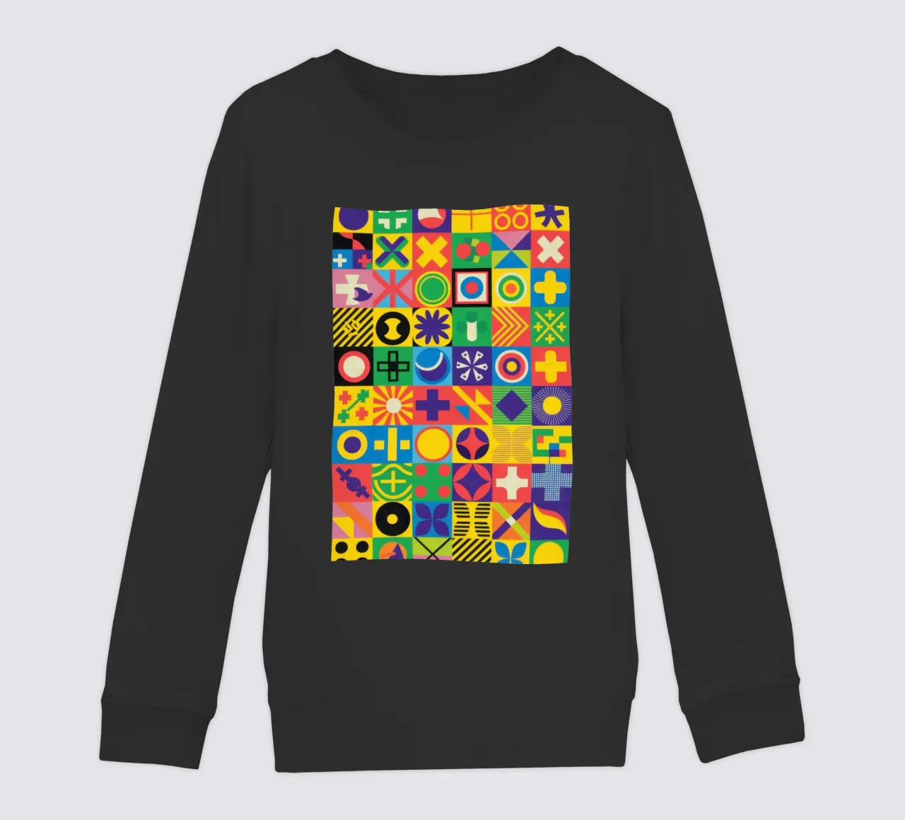 Matrice di piastrelle cromatiche felpa bambino da Reds Jays