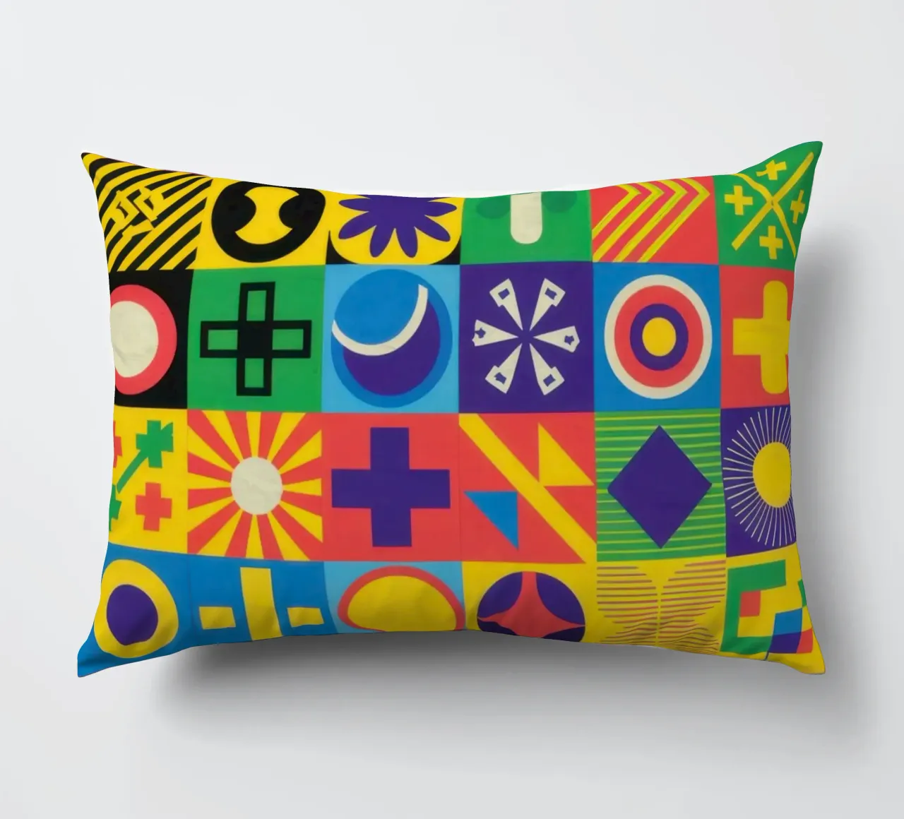 Matrice di piastrelle cromatiche cuscino da Reds Jays