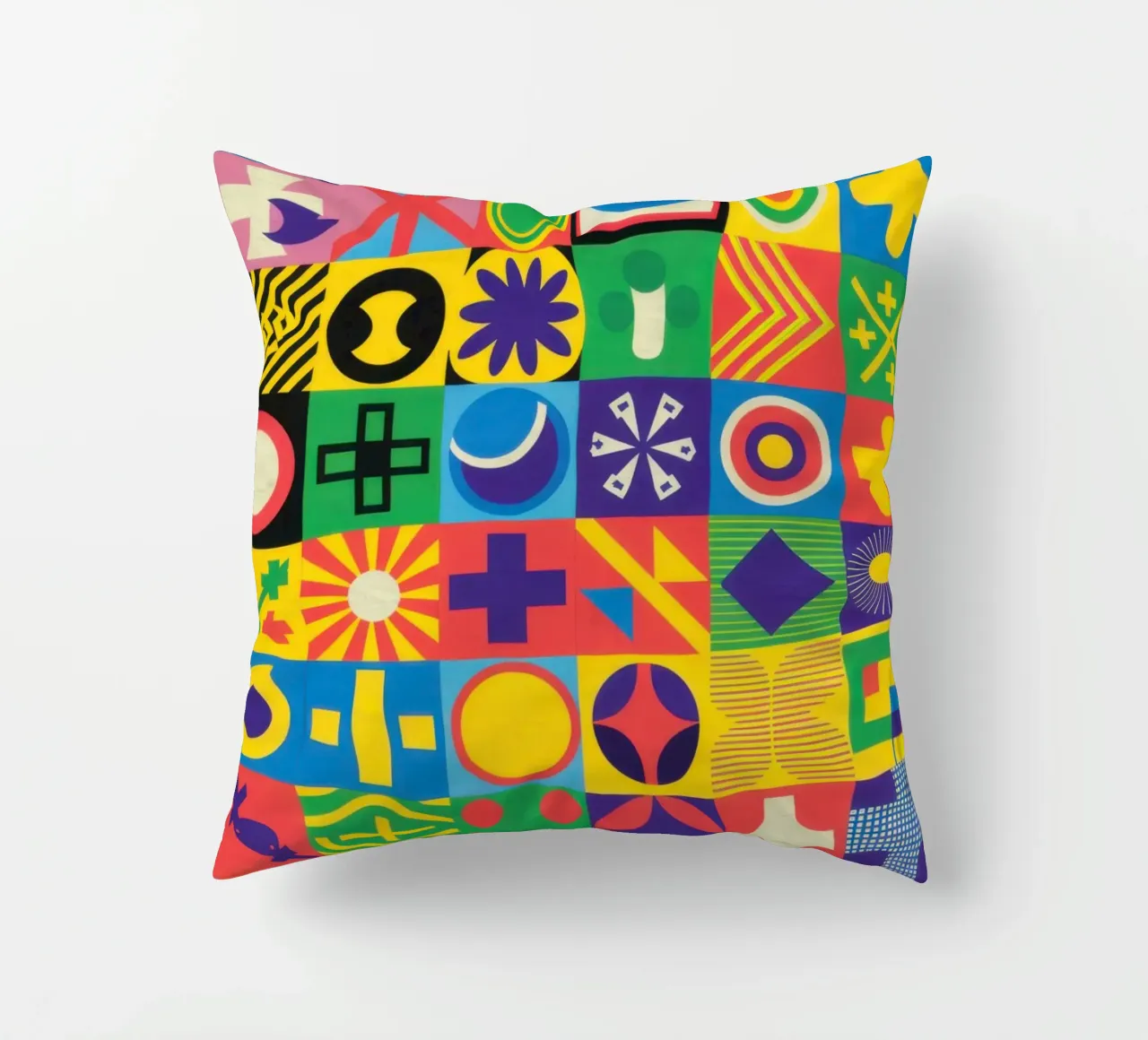 Matrice di piastrelle cromatiche cuscino da Reds Jays