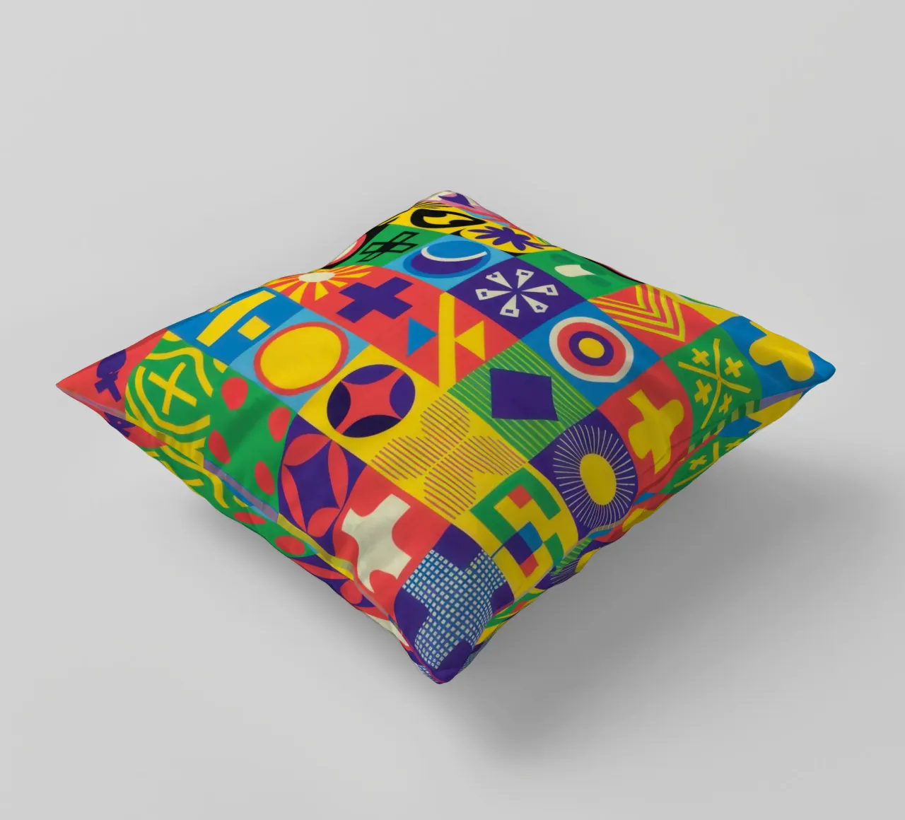 Matrice di piastrelle cromatiche cuscino da Reds Jays