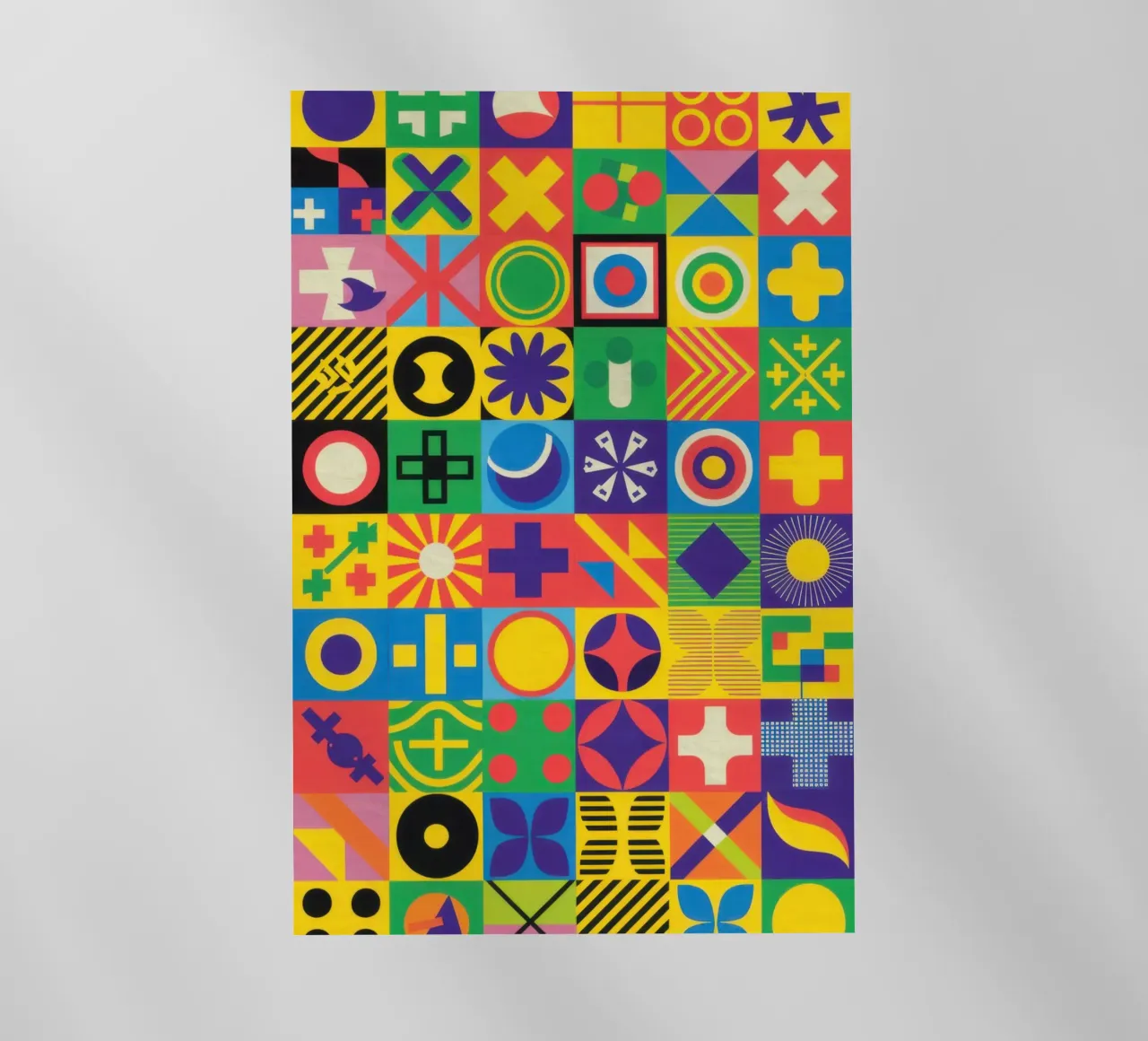 Matrice di piastrelle cromatiche pellicola backlit da Reds Jays