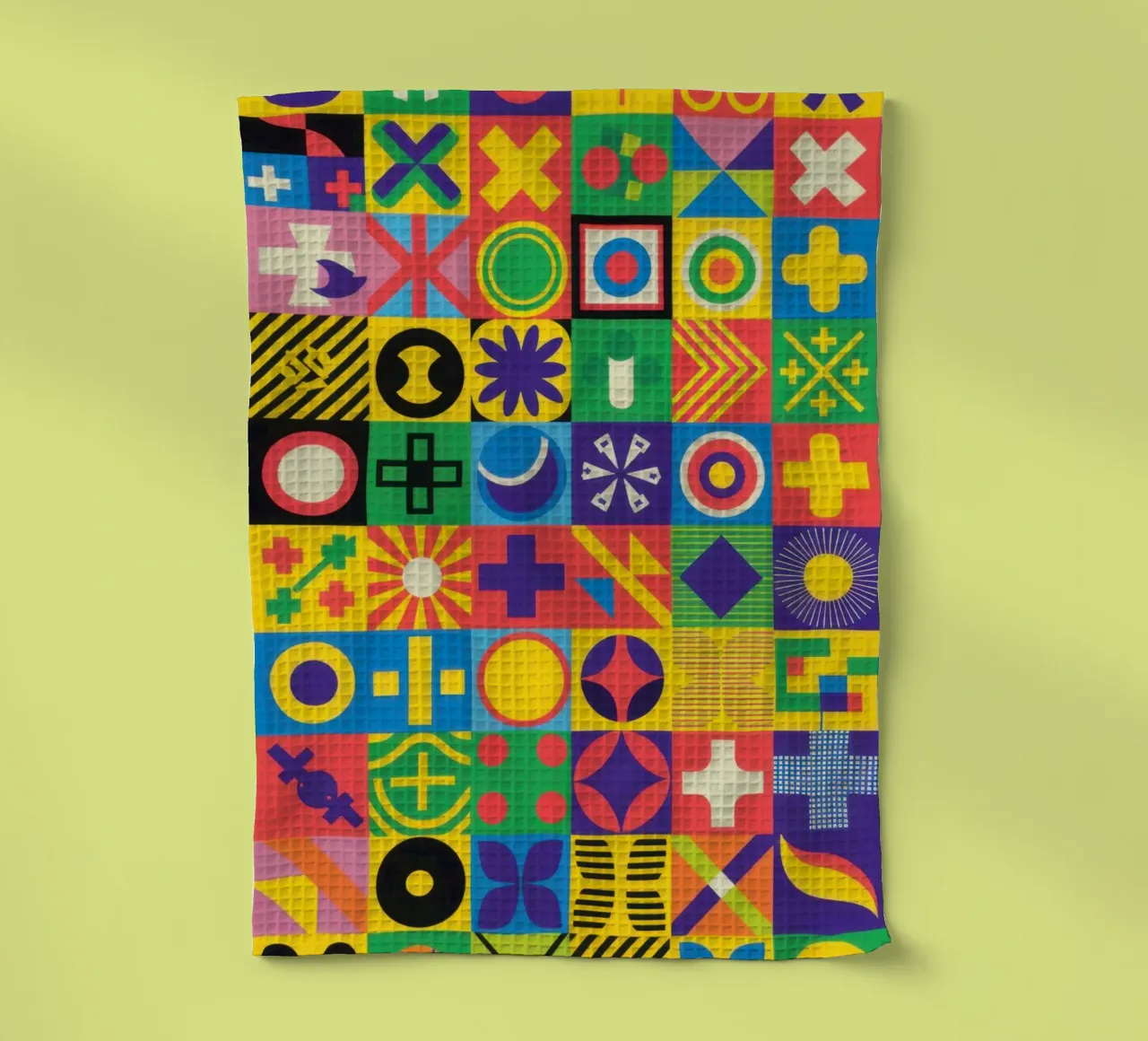 Matrice di piastrelle cromatiche canovaccio da cucina da Reds Jays