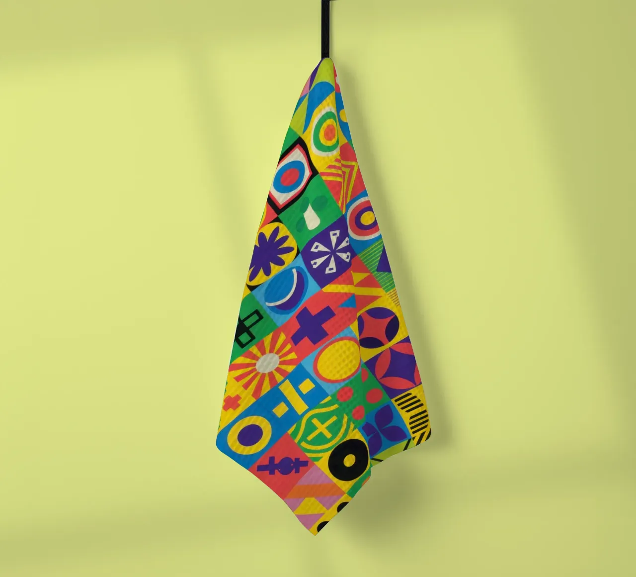 Matrice di piastrelle cromatiche canovaccio da cucina da Reds Jays