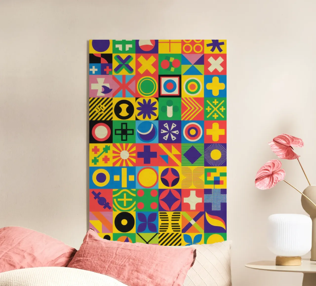 Matrice di piastrelle cromatiche plexiglass da Reds Jays