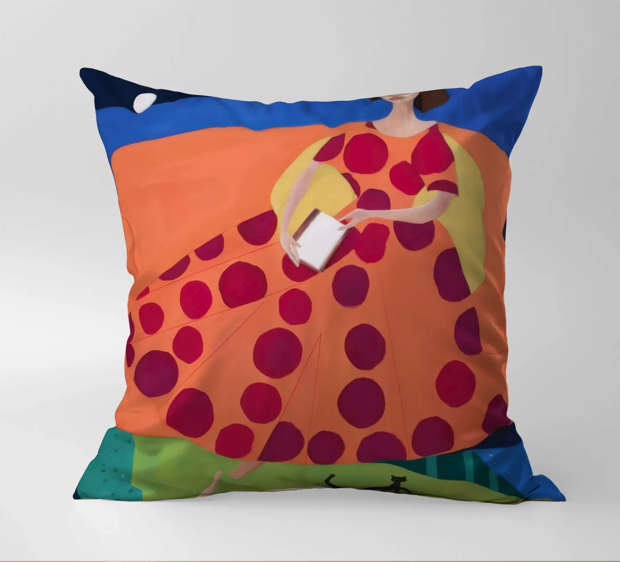 Repos de lecture à pois coussin de Dream Gesso