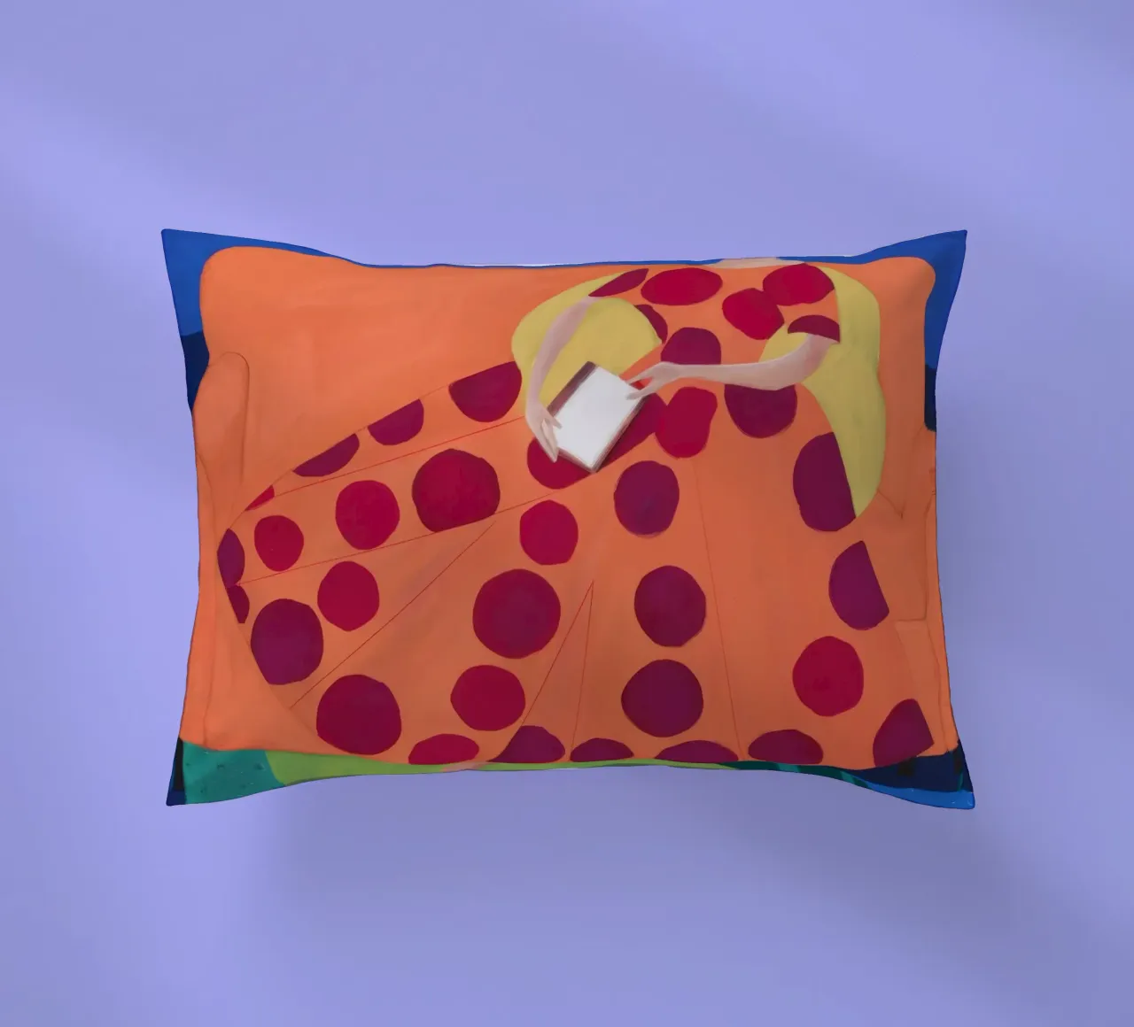 Repos de lecture à pois coussin de Dream Gesso
