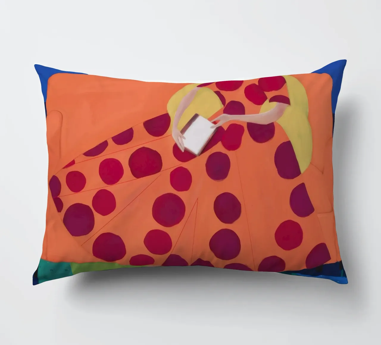 Repos de lecture à pois coussin de Dream Gesso