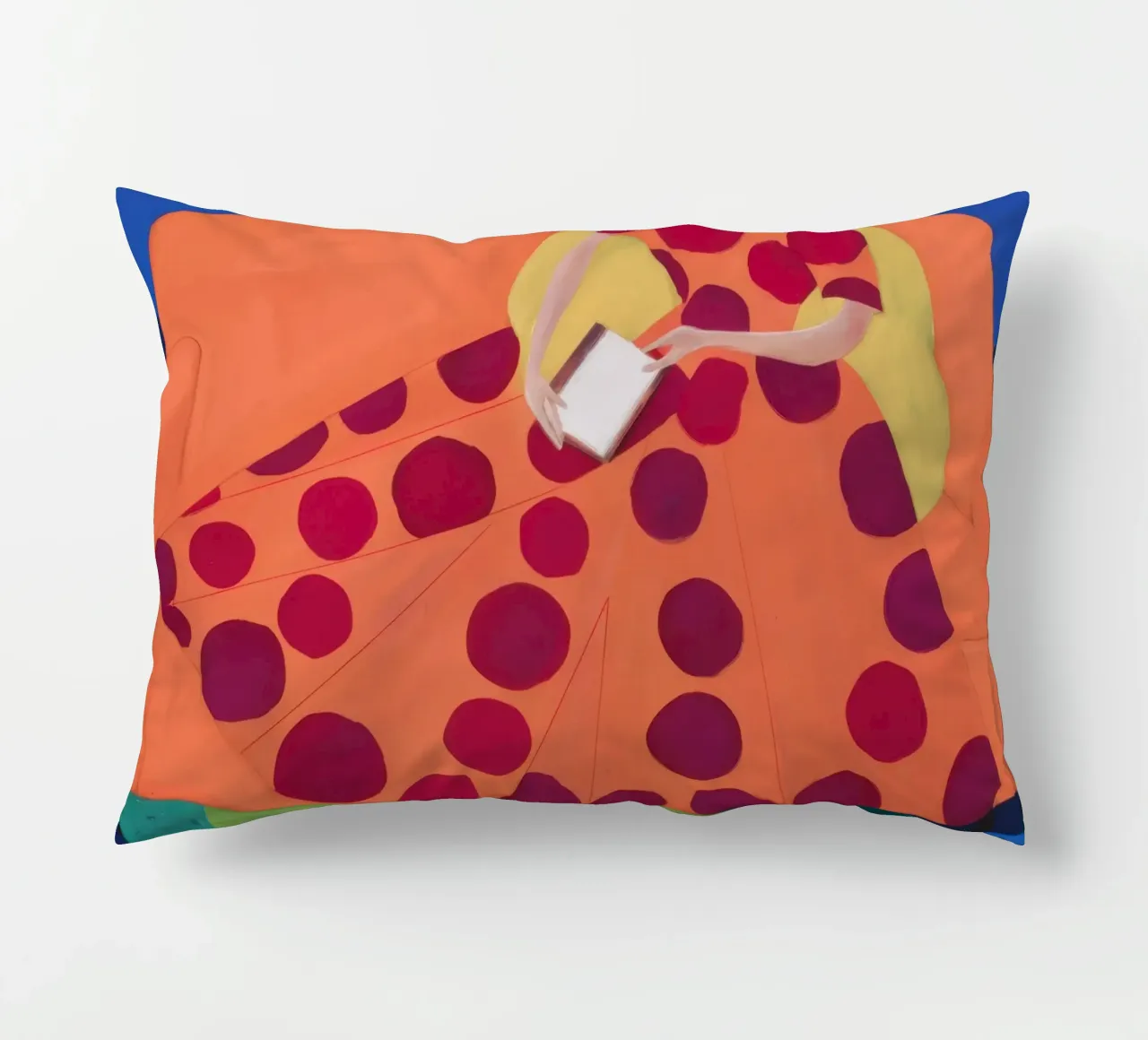 Repos de lecture à pois coussin de Dream Gesso