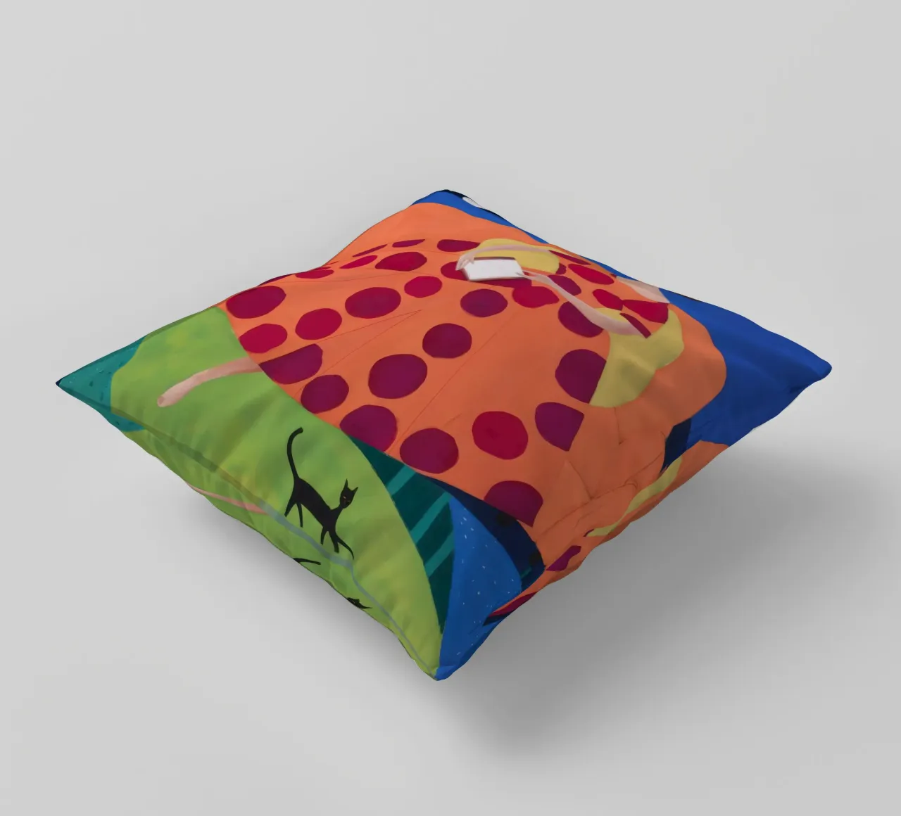 Repos de lecture à pois coussin de Dream Gesso