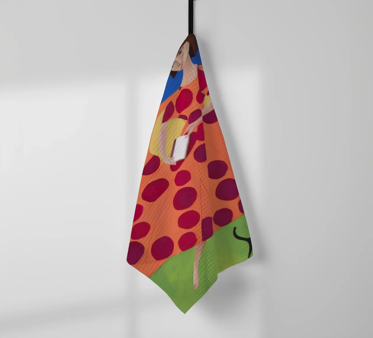 Repos de lecture à pois torchon de Dream Gesso