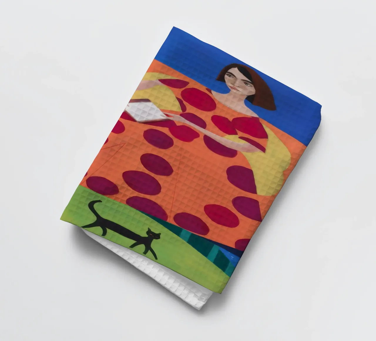 Repos de lecture à pois torchon de Dream Gesso