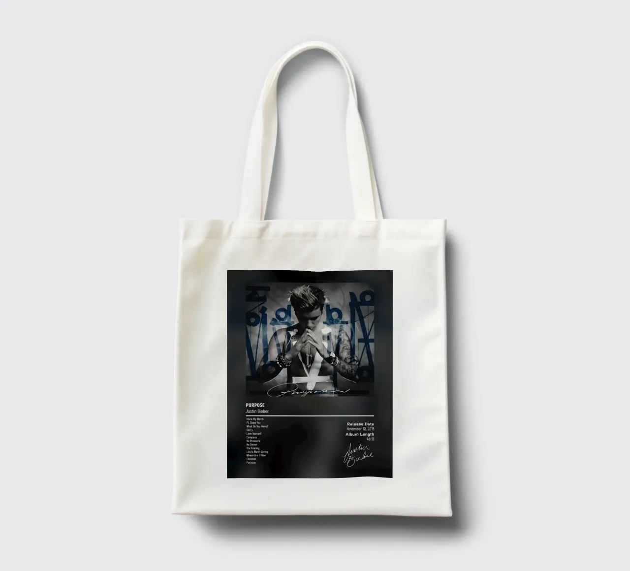 Purpose (2015) by Justin Bieber borsa in juta da DGUnder